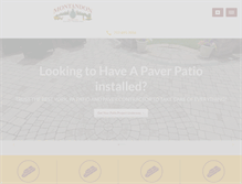 Tablet Screenshot of montandonservices.com